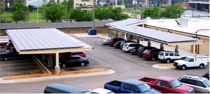 60 kW of Photovoltaic solar panels @ LEED building