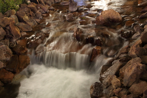 Bricktown fountain...
